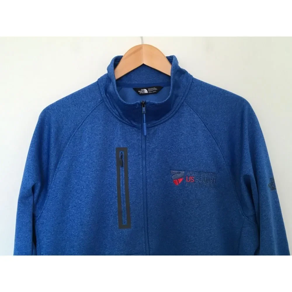 The North Face Mens L Blue Canyon Flats Fleece Jacket NF0A3LH9 US Squash Center